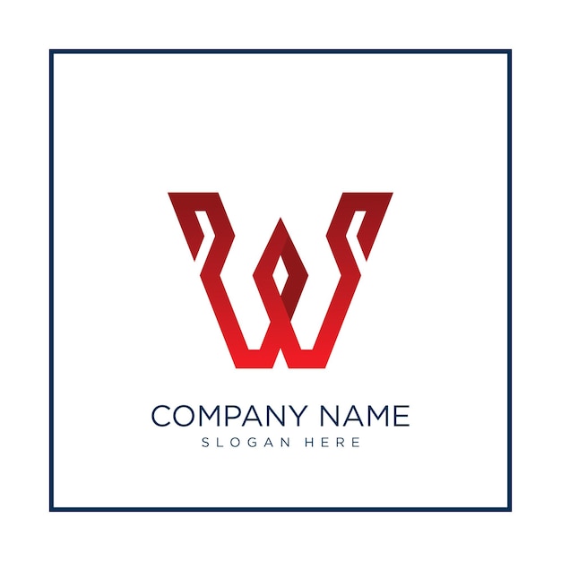 Vector initial logo template