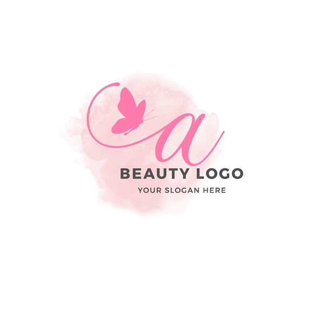 Vector a initial logo vector 2022 modern design boutique logo, beauty logo template