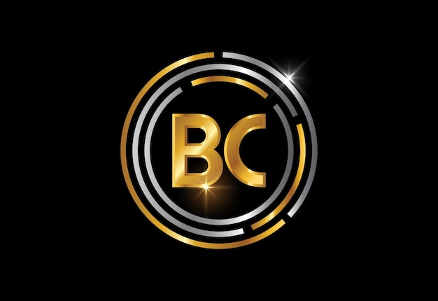 Вектор Первоначальная монограмма буква bc дизайн логотипа векторный графический символ алфавита для корпоративного бизнеса