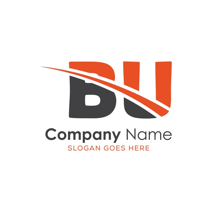 Vector initial monogram logo with letter style design