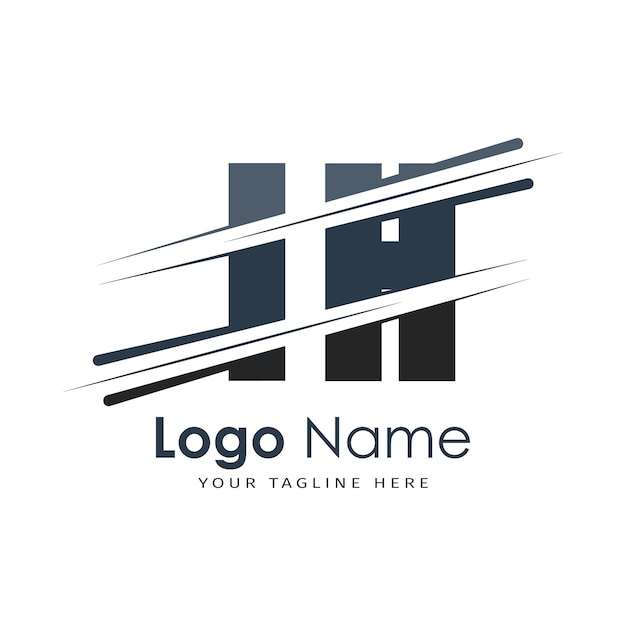 initial monogram logo with letter style design