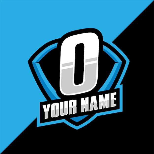 Initial o gaming esport logo design template inspiration