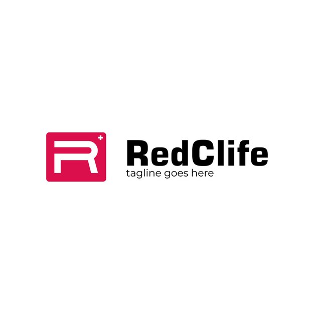 Vettore design iniziale del logo r