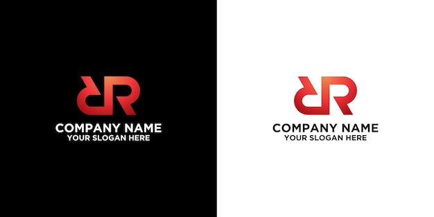 initial r logo designs template Premium Vector