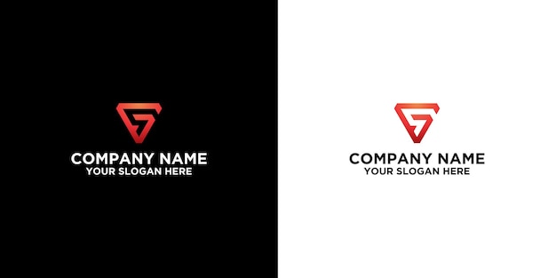 initial s in triangle logo designs template Premium Vector