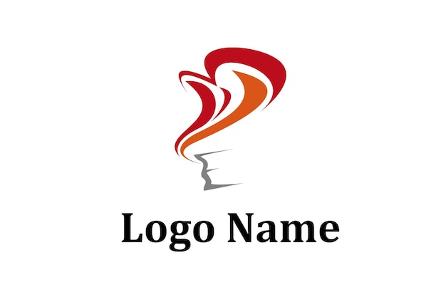 Initial SS Smoke Fire Flame Torch Burn logo design inspiration