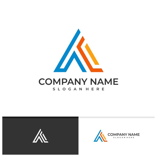 Initial t c i logo design vector template creative t c i logo design concepts