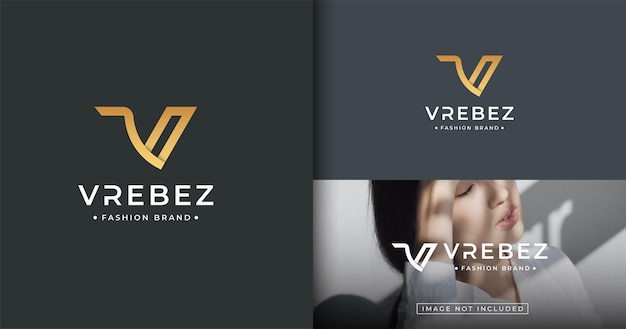 Initial v logo design template