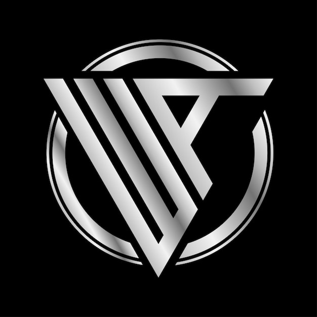 Initial W Triangle Logo Design