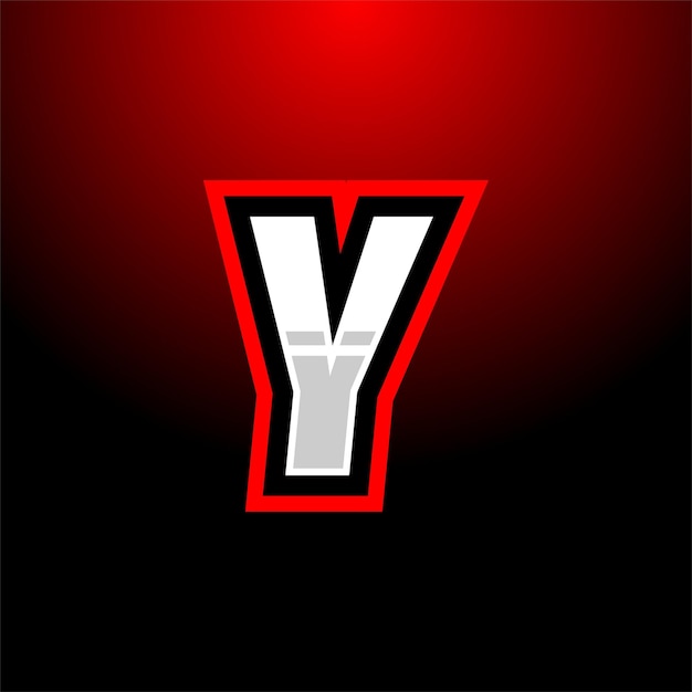 Initial y gaming esport logo design template inspiration