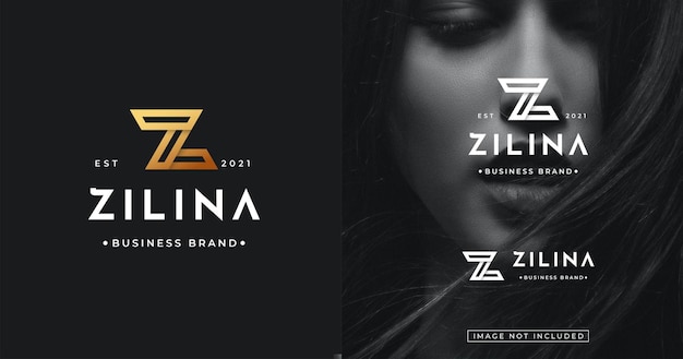 Начальный шаблон дизайна логотипа z для модного бренда или личного