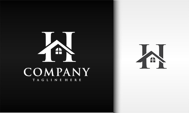 initialen H home logo