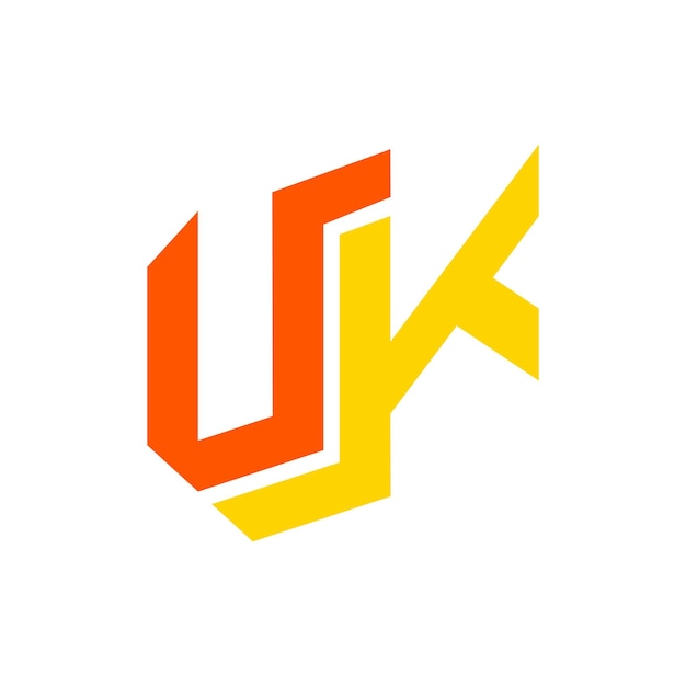 Initialen uk logo symbool