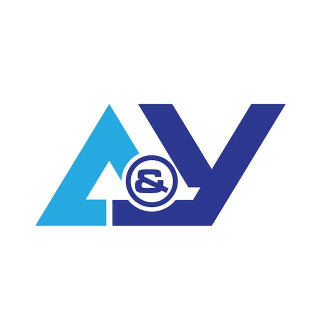 Initials Letter A and Y for Logo