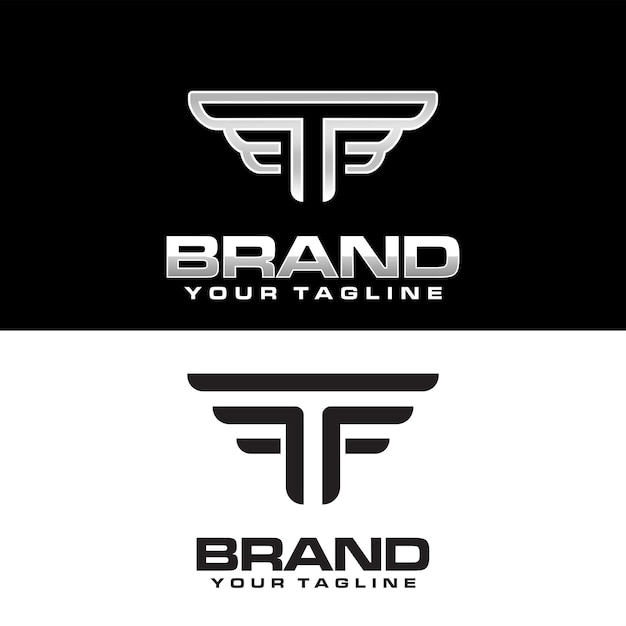 Initials TF wings logo