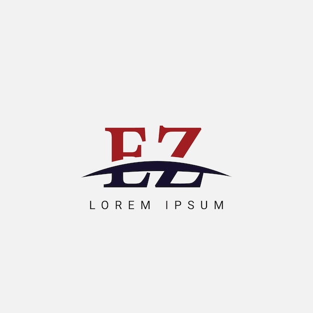 Initieel E Z EZ Letter Logo ontwerp vector sjabloon Grafisch symbool voor Corporate Business Identity