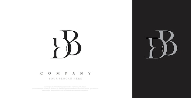 Initiële DB Logo Design Vector