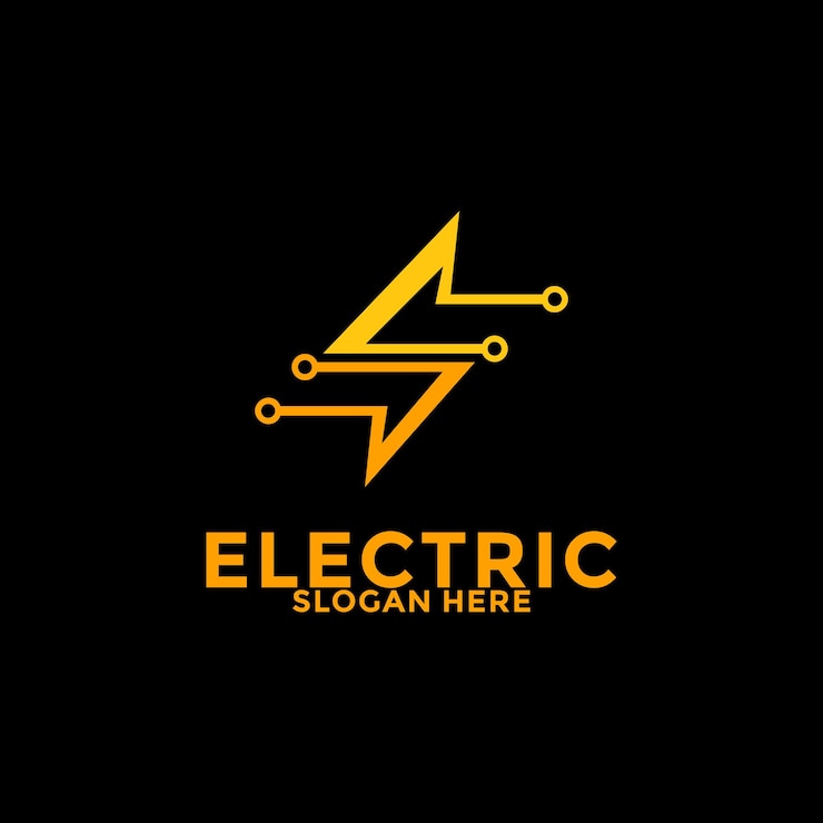 Vector initiële letter f met lightning logo electric logo vector creative thunderbolt energy power logo vector