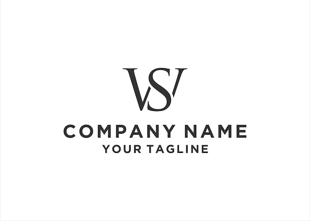 initiële Letter WS Logo Design Vector