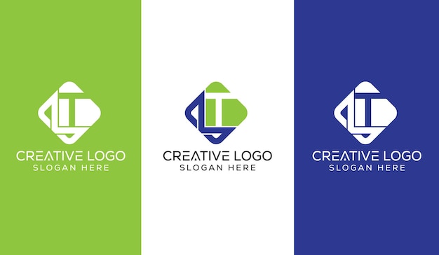 Initiële LT Logo Modern Design Monogram Symbol Concept Icon Letter