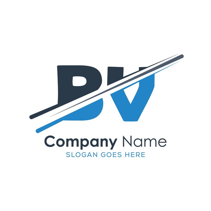 Vector initiële monogramlogo met letterstijlontwerp