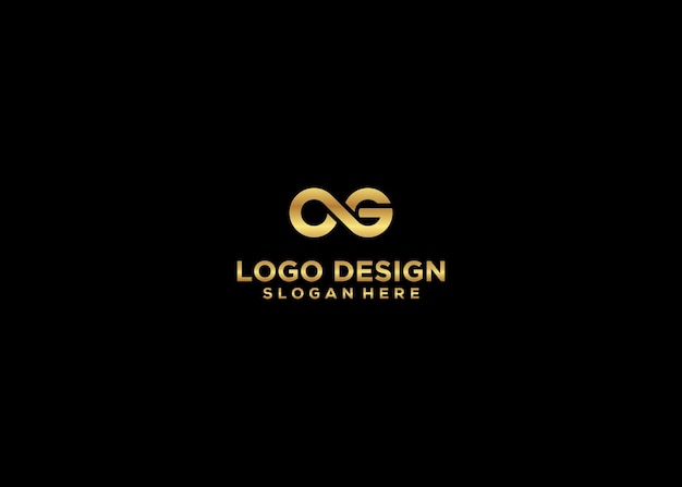 initiële OG logo vector abstract