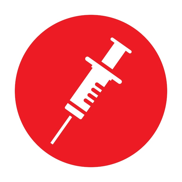 Injection icon vector