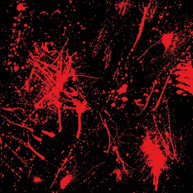 Vector ink blots blood background