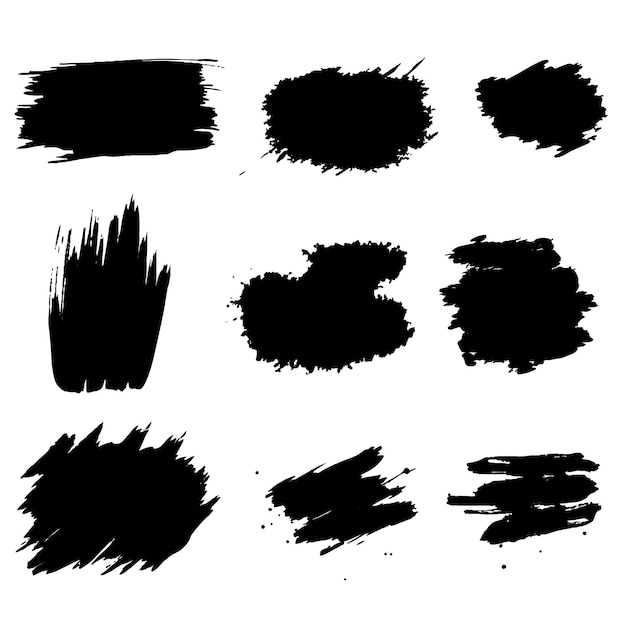 ink brush stroke collection