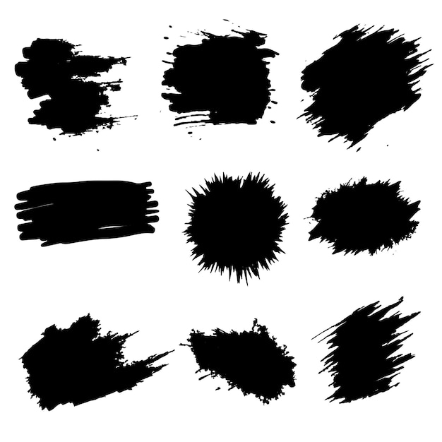 ink brush stroke collection