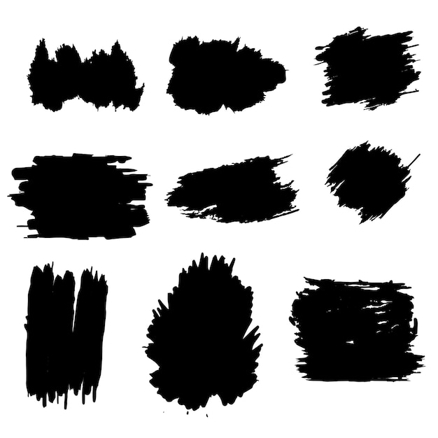 ink brush stroke collection