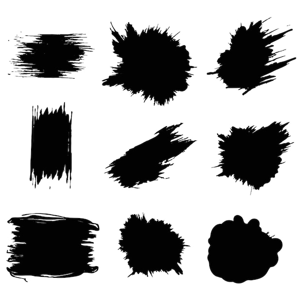 ink brush stroke collection