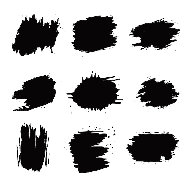 ink brush stroke collection