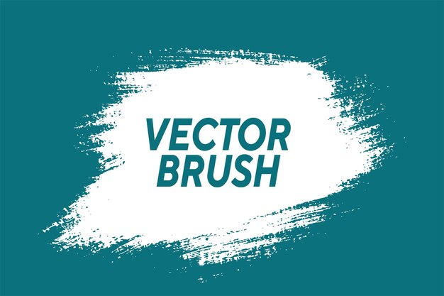 Ink brush stroke and hand painted texture grunge vector element