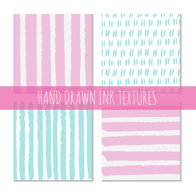 Vector ink hand drawn pattern, texture. can be used for wallpaper, background of web page, scrapbook, party decoration, t-shirt design, card, print, poster, invitation, packaging and so on.