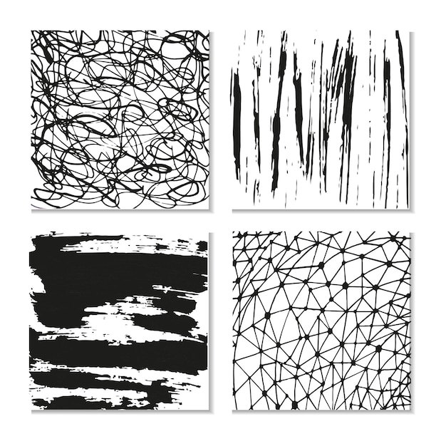 Ink hand drawn textures. Can be uses for wallpaper, background of web page, scrapbooking, party decorations, t-shirt designs, cards, prints, postcards, posters, invitations, packaging and so on.