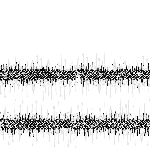 ベクトル インク パス タイヤ トラック