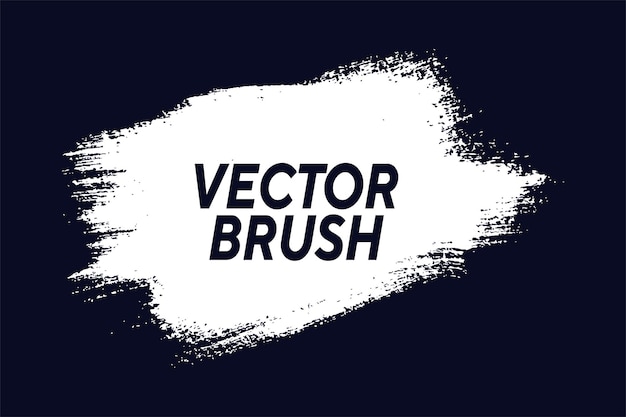 Vector ink splash grunge brush stroke background