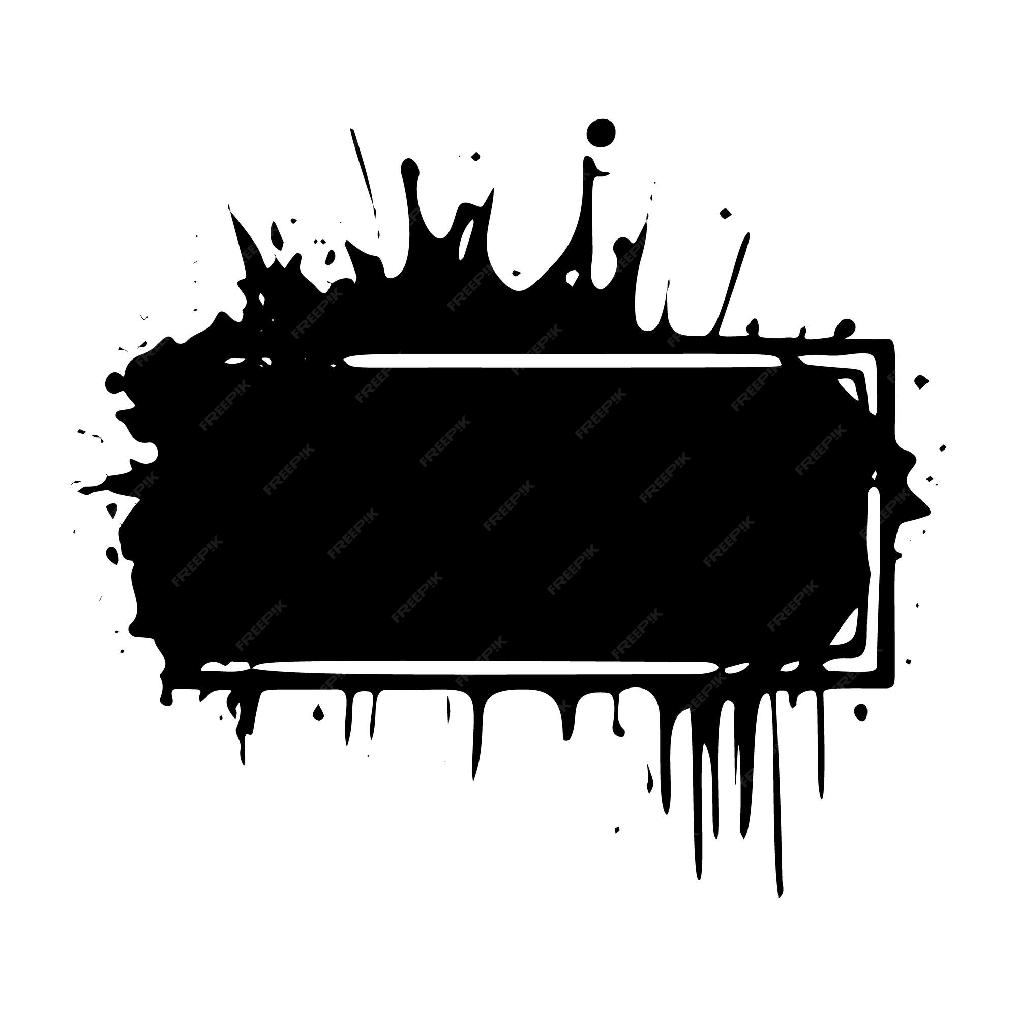 Premium Vector | Ink splatter abstract vector art