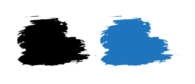Ink splatter paint splash brush stroke