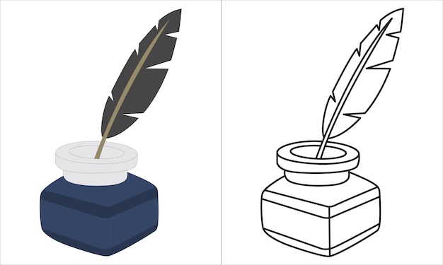 Vector inkpot