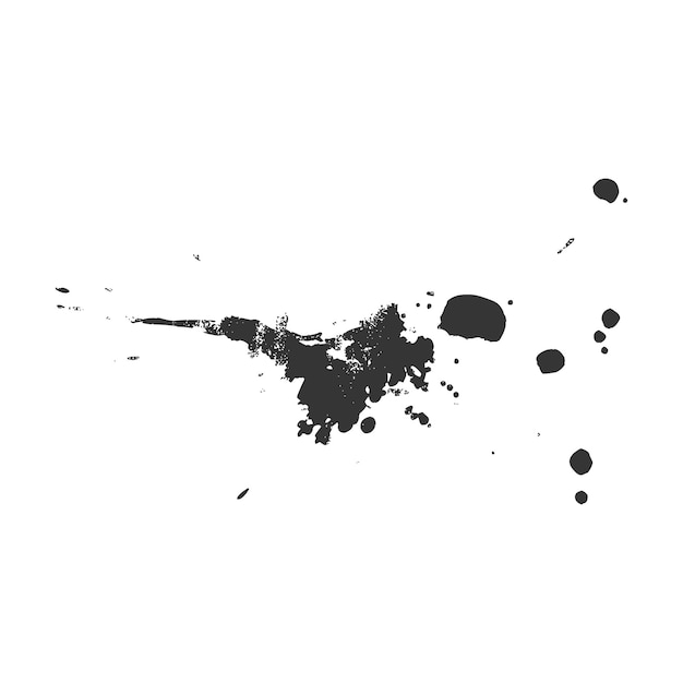 Inkt druppels bloed en spetter vector