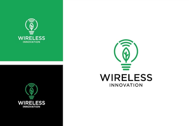 innovation idea wireless logo design