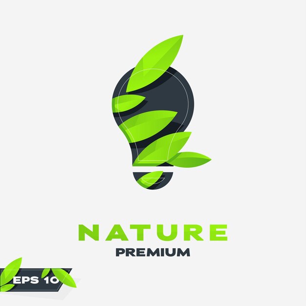 Innovation Nature Leaves Logo