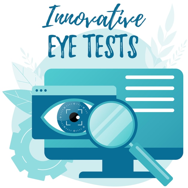 革新的なコンピューター視力検査と視力検査検眼眼科診断視力検査