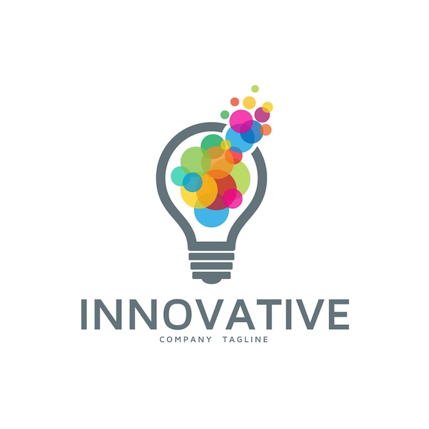 Vettore progettazione innovativa del logo