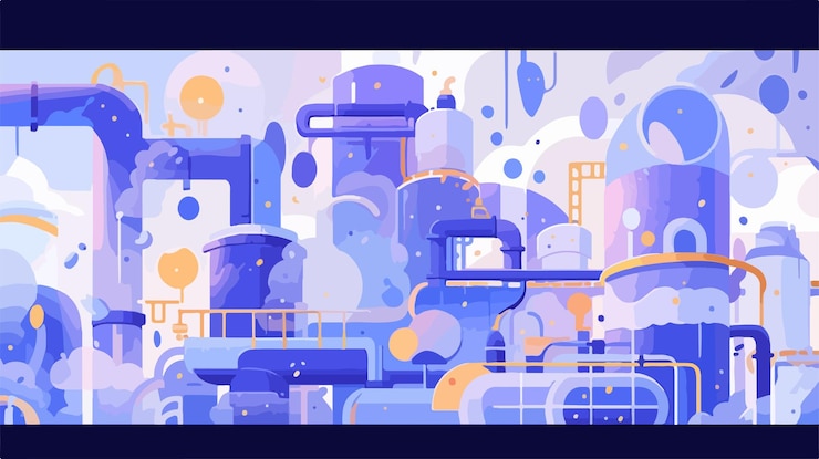 Вектор инновационные технологии машиностроения abstract background