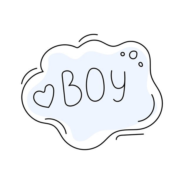 the inscription boy
