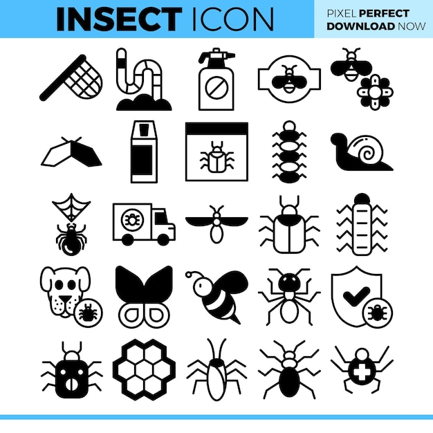 Insect Icon Set