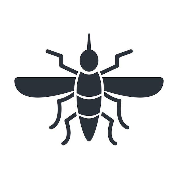 Insect icon vector on trendy style for design and print